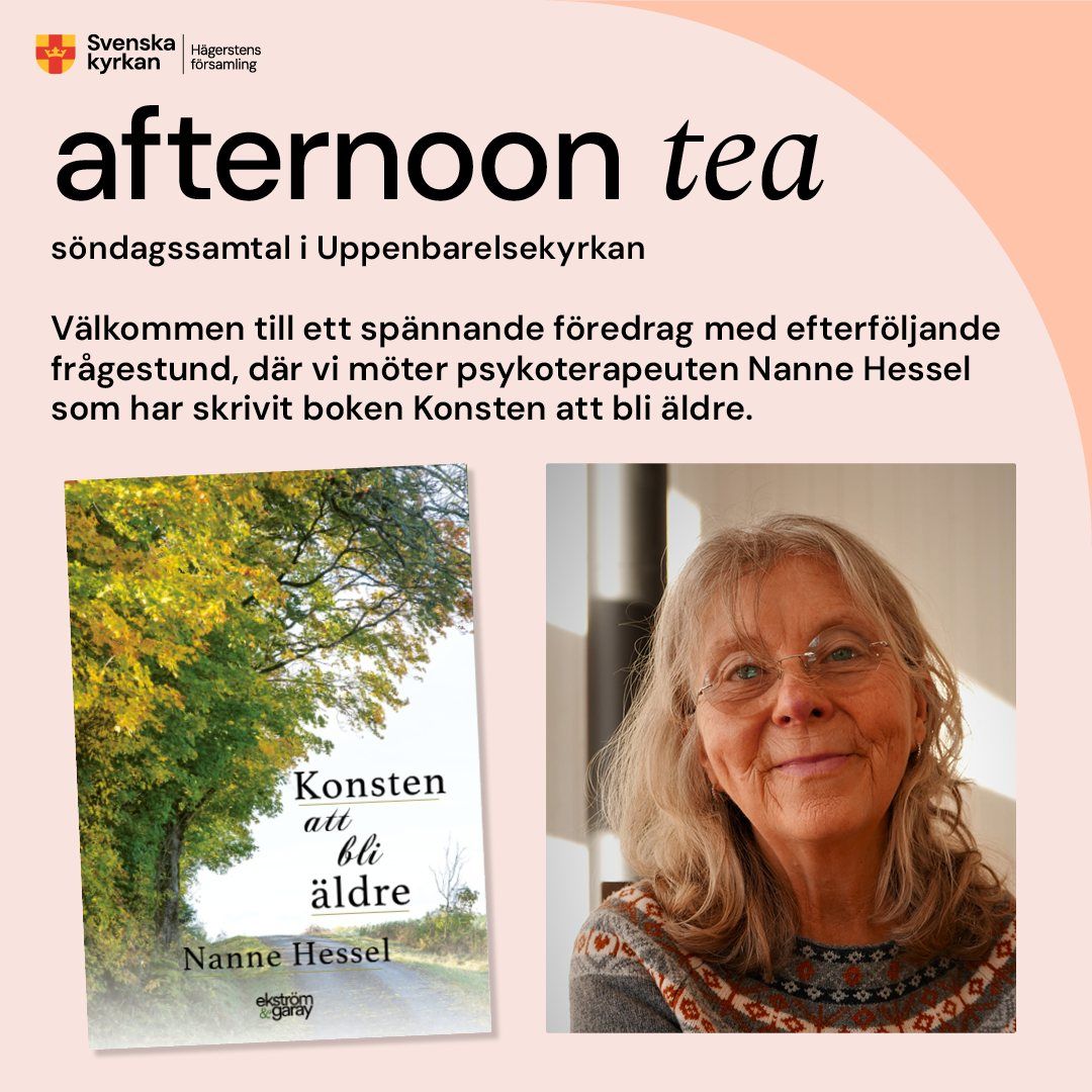 Afternoon Tea \u2013 f\u00f6rel\u00e4sning med fr\u00e5gestund i Uppenbarelsekyrkan