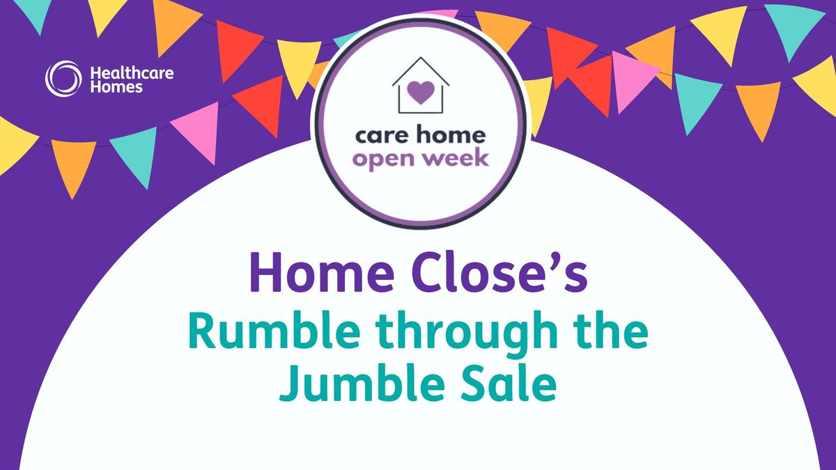 Home Close care home Rumble through the Jumble Sale! - Care Home Open Week