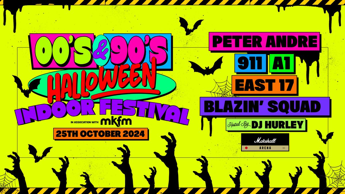 MKFM\u2019s 00's and 90's Halloween Festival - Peter Andre, 911, A1 & More! 