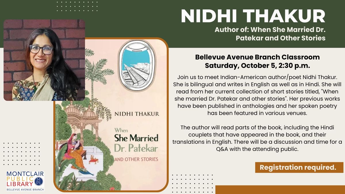 Nidhi Thakur - Author Visit