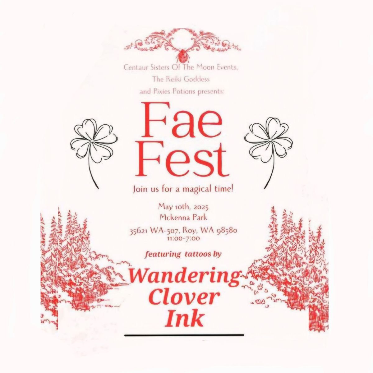 Fae Fest\ud83e\uddda\u200d\u2640\ufe0fTattoos\ud83e\uddda\u200d\u2640\ufe0f