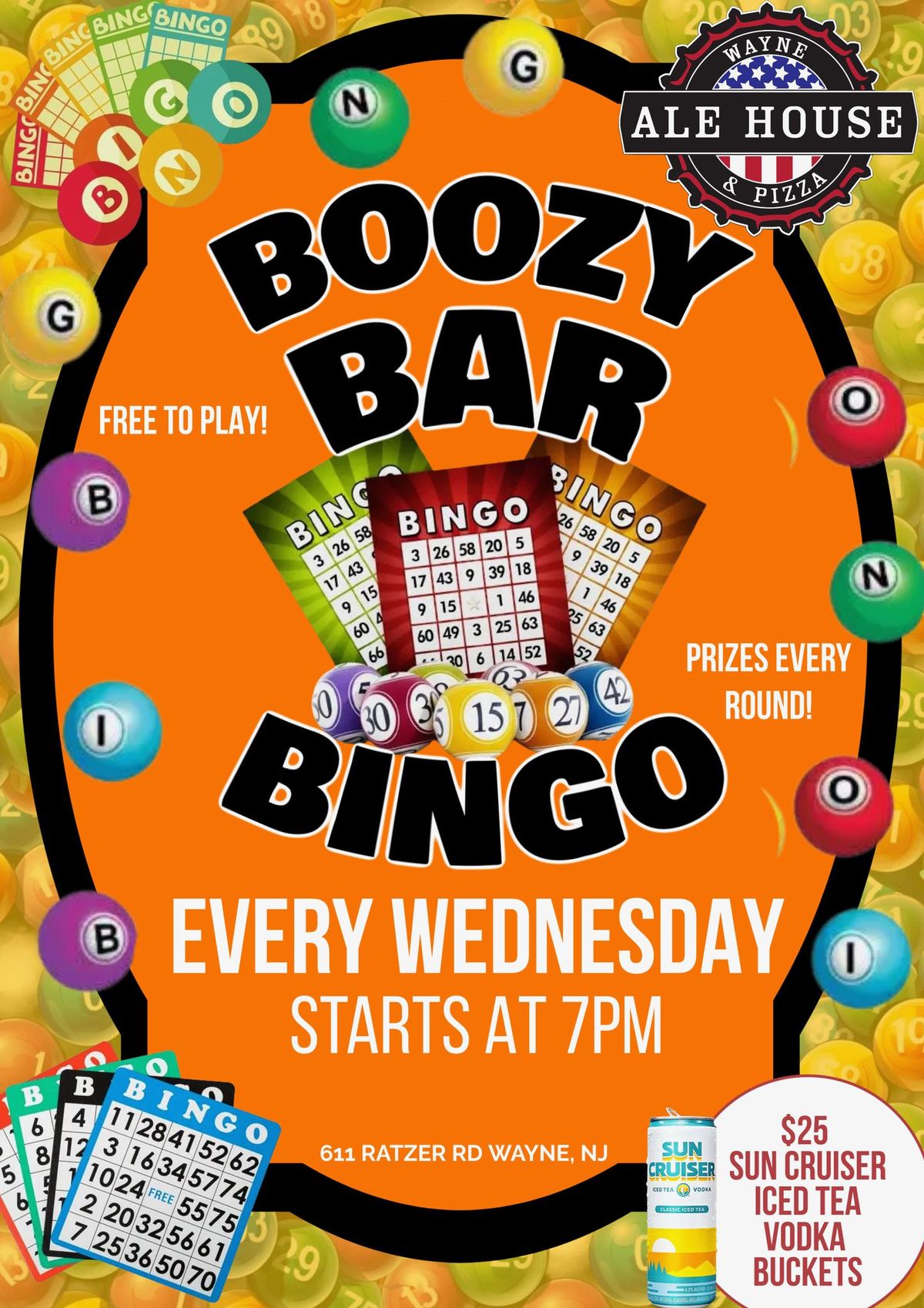 Boozy Bar Bingo