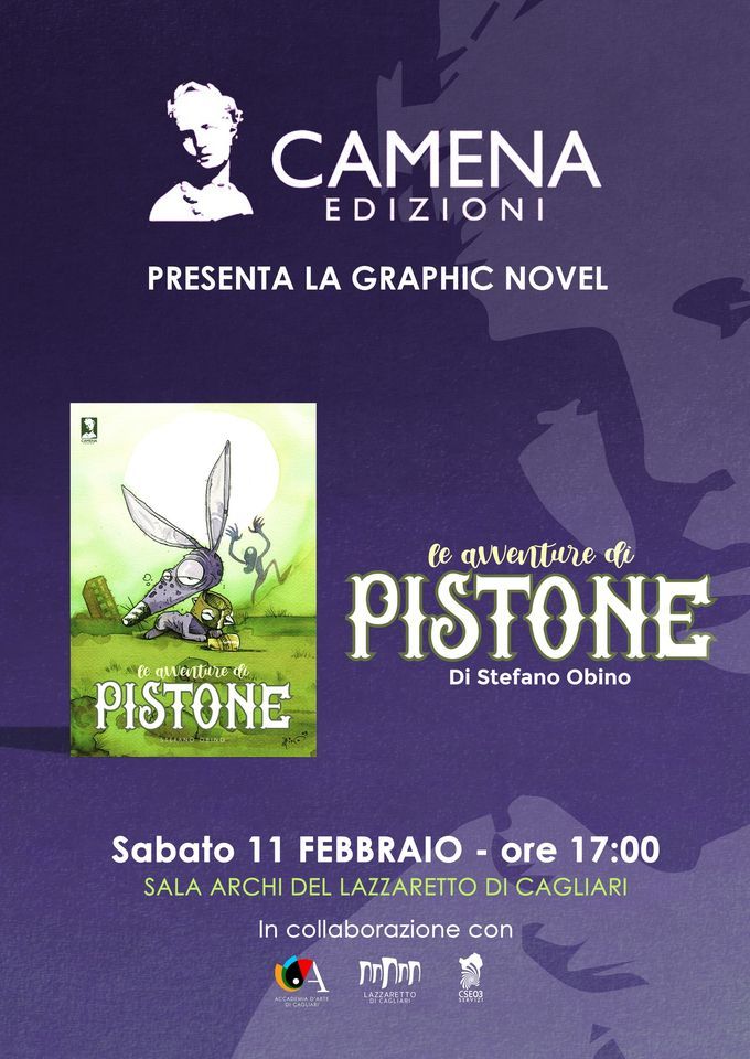 Presentazione della graphic novel "Le avventure di Pistone" di Stefano Obino