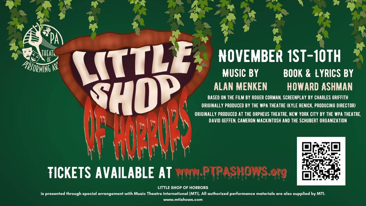 PTPA presents "Little Shop of Horrors"