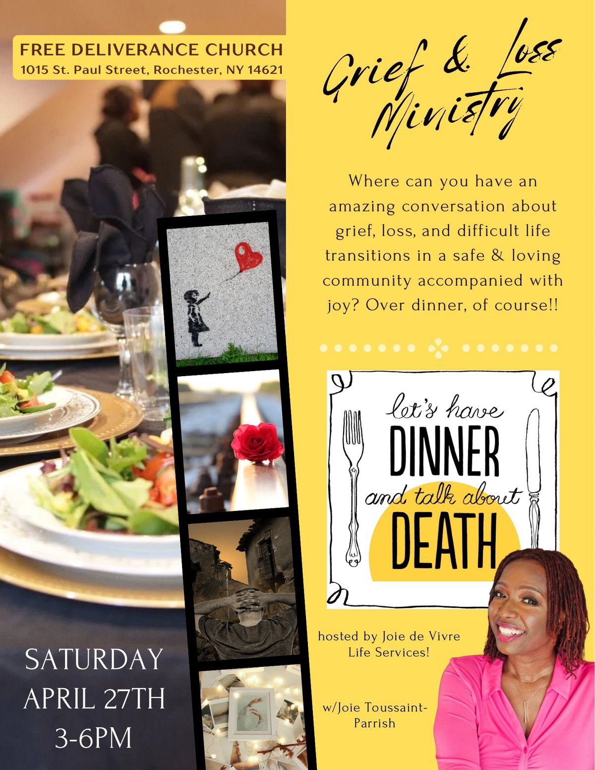 NEW DATE HERE: Death Over Dinner