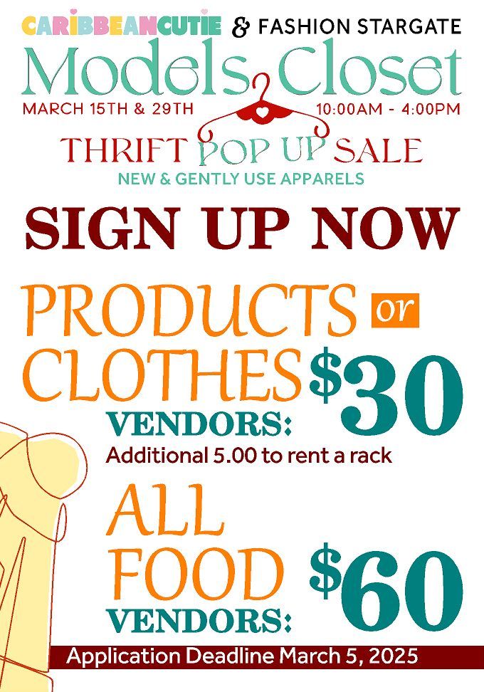 Models Closet Thrift Pop-Up Sale