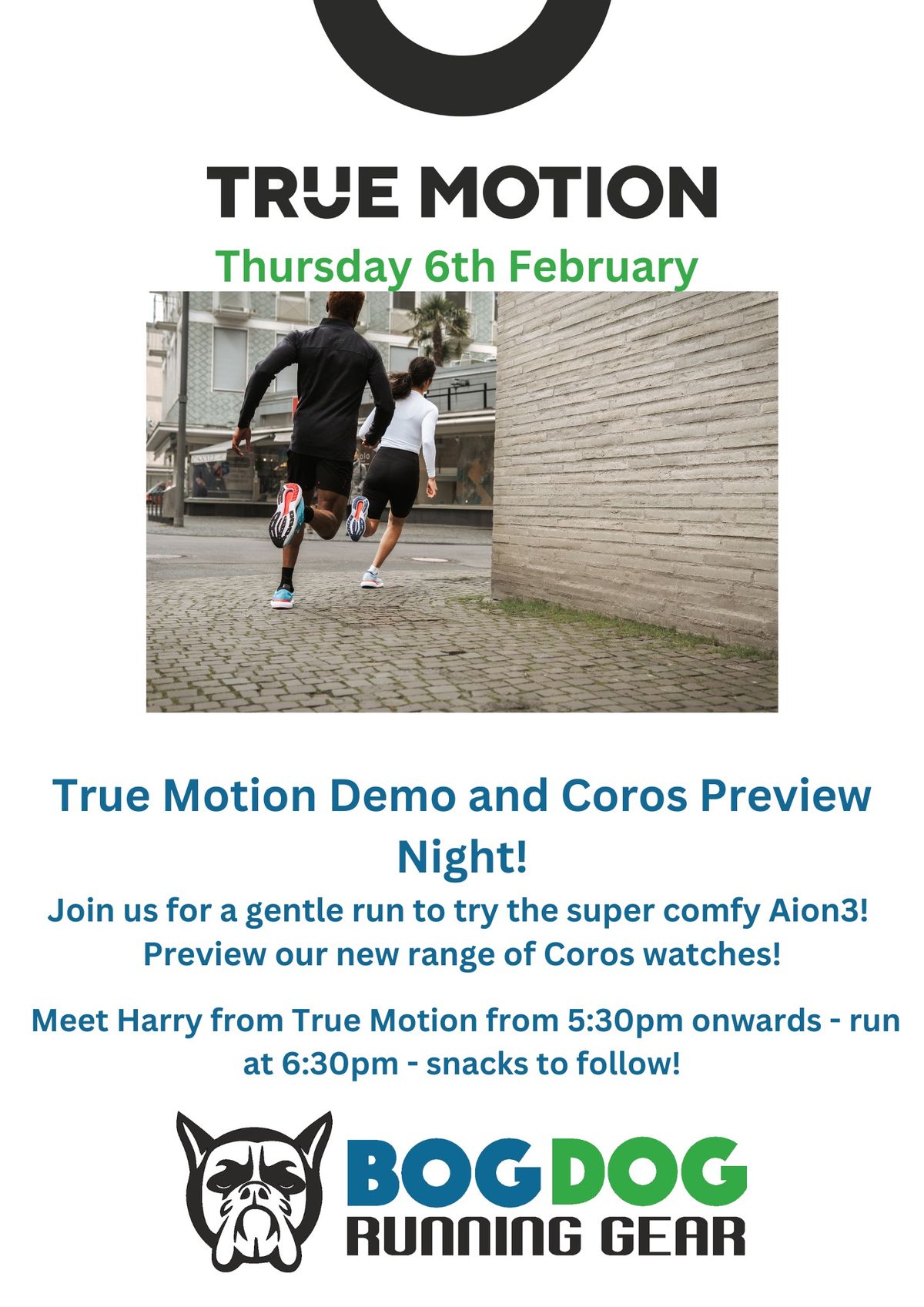 True Motion demo and Coros preview night