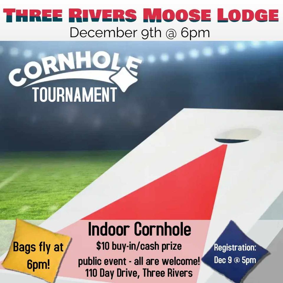 Cornhole Tournament, Three Rivers Moose Lodge 474, 9 December 2023