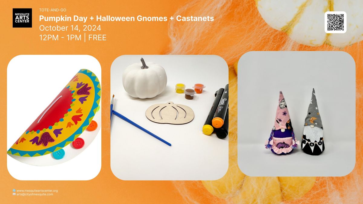 Pumpkin Day + Halloween Gnomes + Castanets