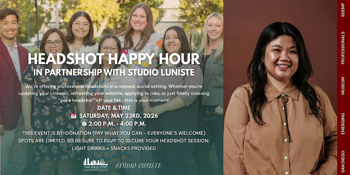 Headshot Happy Hour in Partnership with Studio Luniste