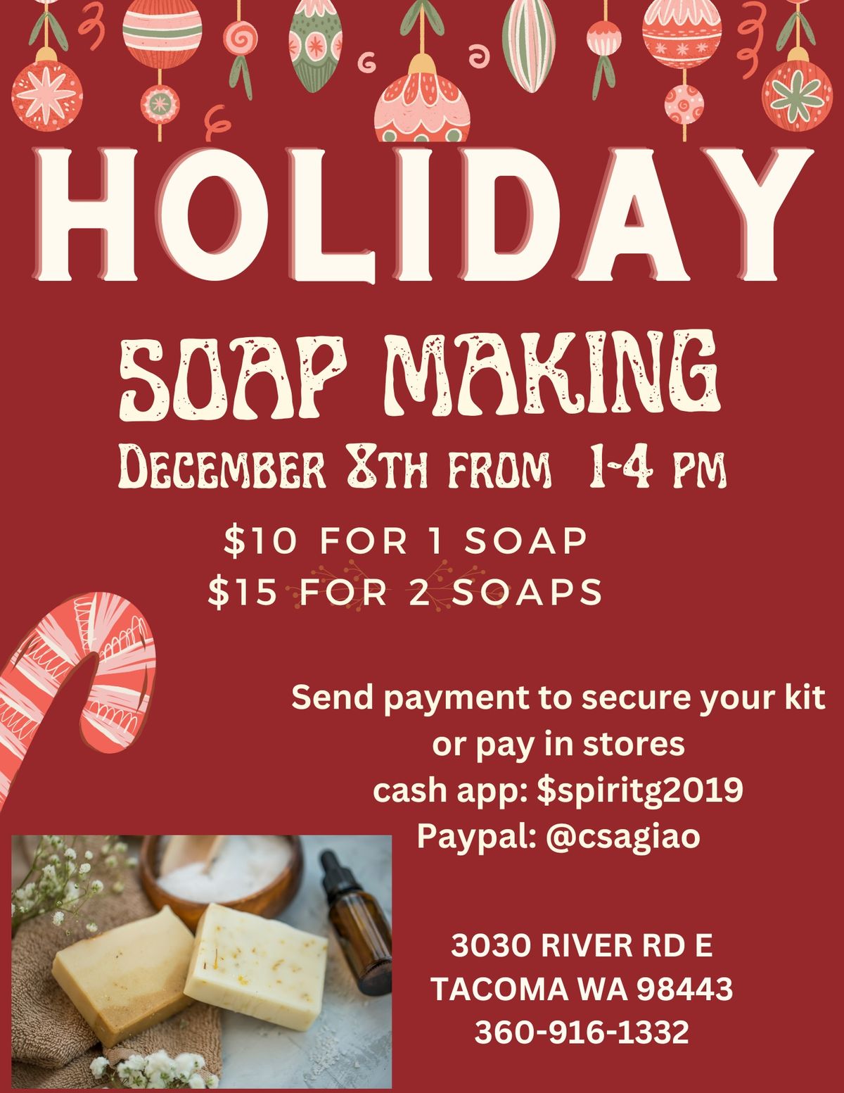 Holiday Soap Making 