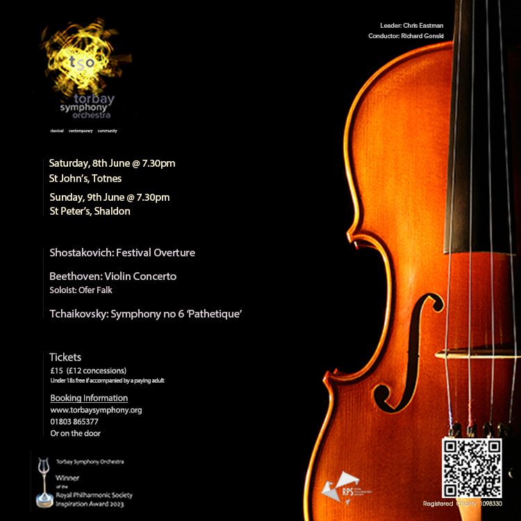 Torbay Symphony Orchestra June 8th St John's Totnes