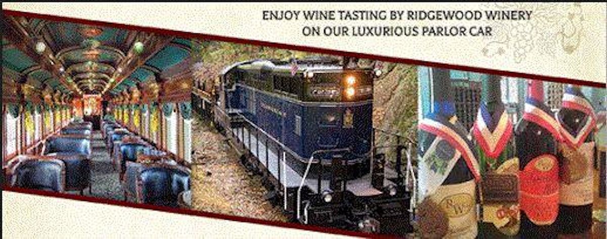 Wine Pairing on the Colebrookdale Train with Ridgewood Winery 1.25.2025