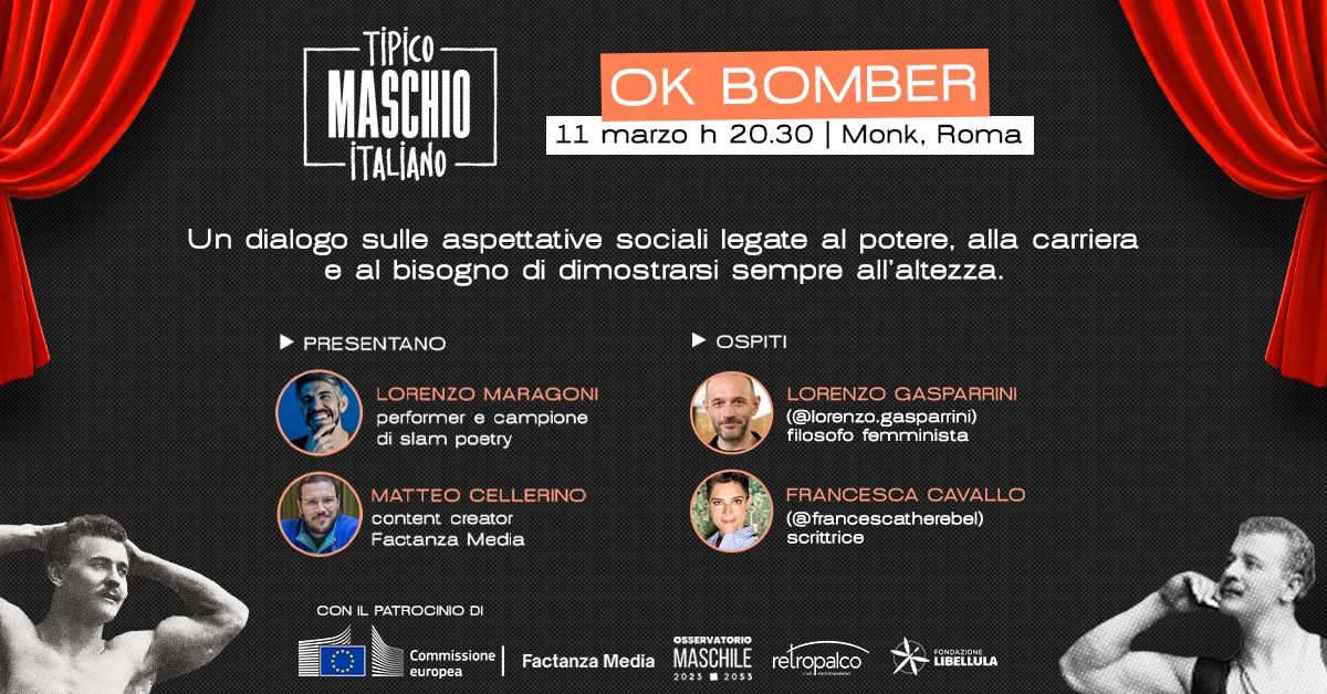 Ok, bomber \/\/ TIPICO MASCHIO ITALIANO at MONK \/\/ Roma