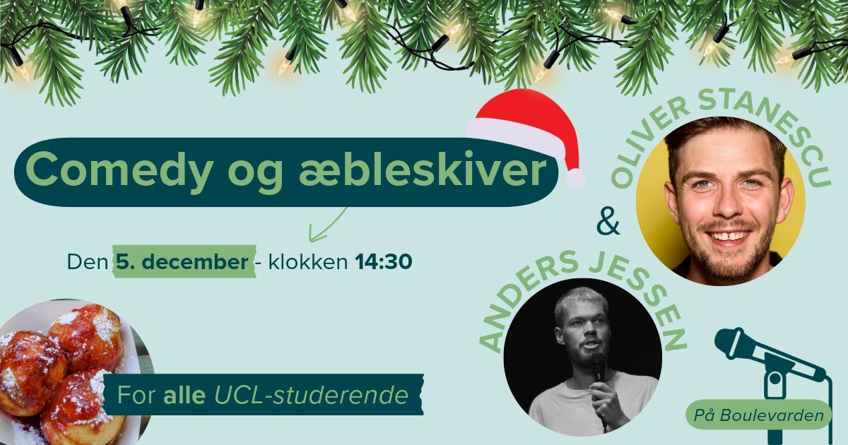 Comedy og \u00e6bleskiver - UCL Vejle