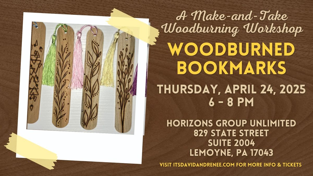 Cute Bookmarks \/\/ A Make-and-Take Woodburning Workshop