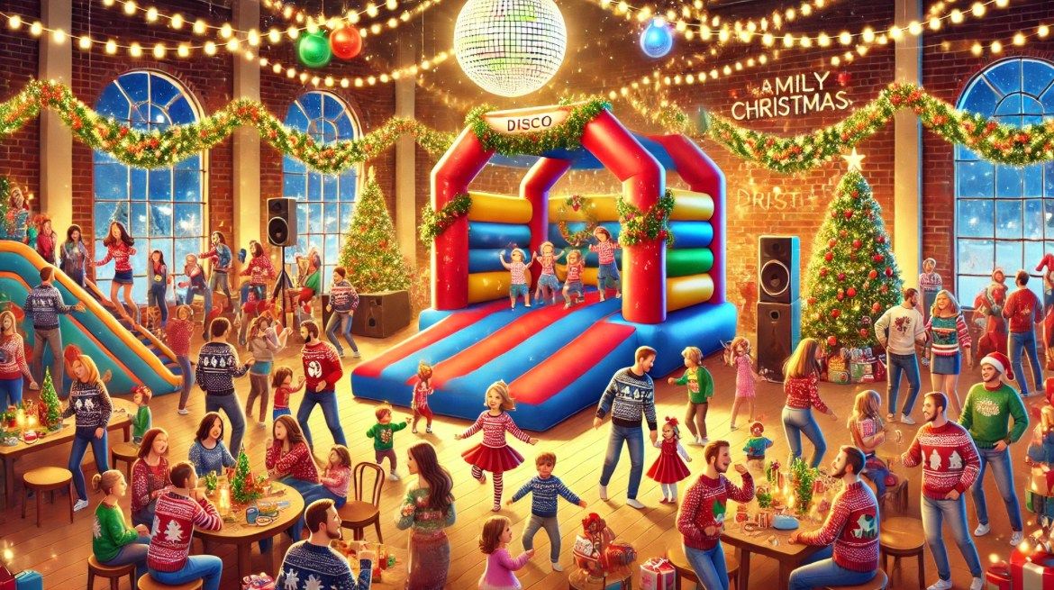 Christmas Disco with Inflatables 