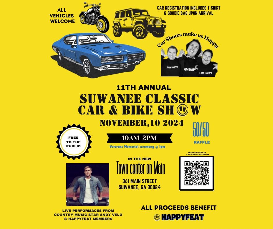 11th Annual Suwanee Classic City Car\/Bike Show 