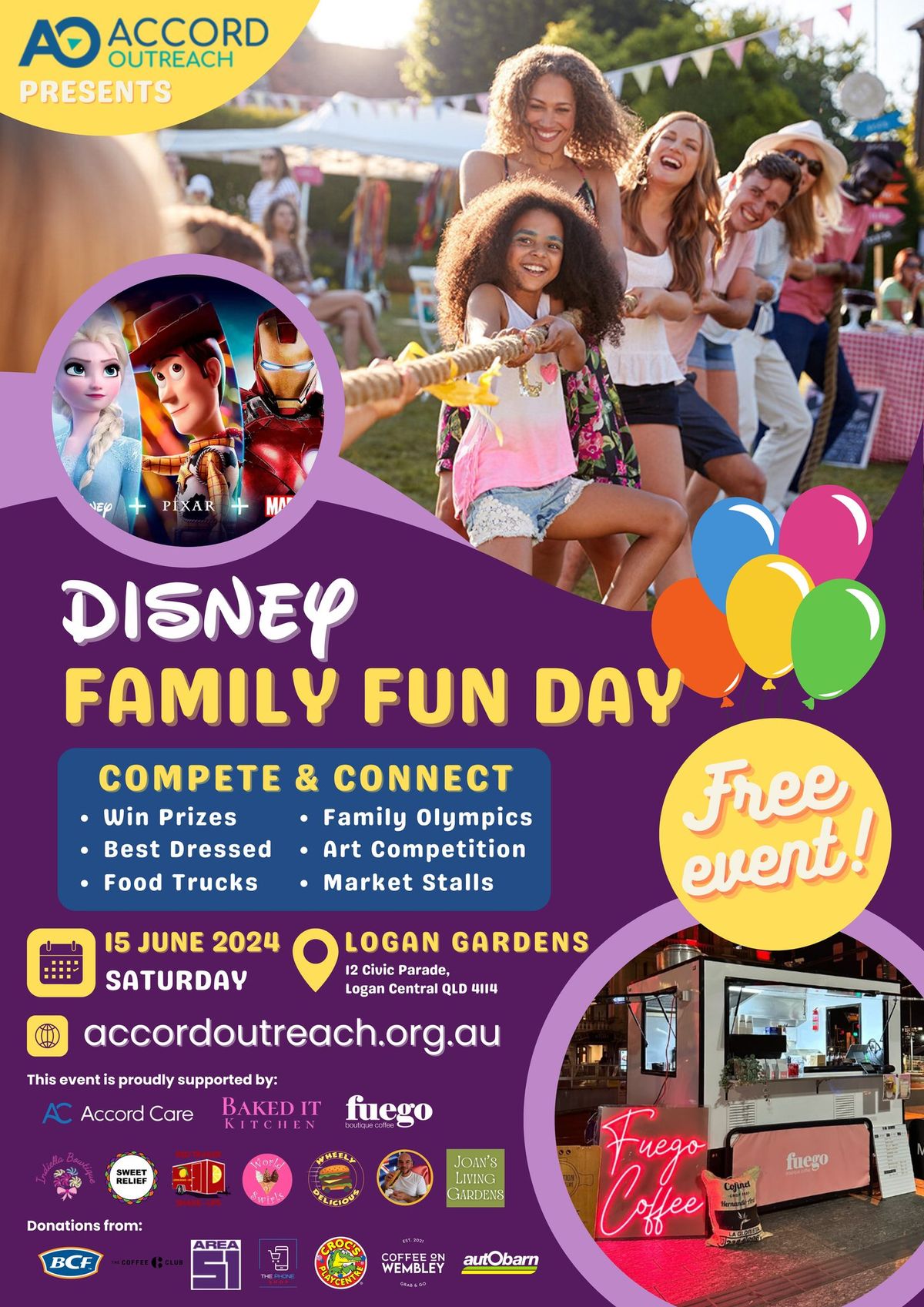 Disney Family fun day COMPETE AND CONNECT