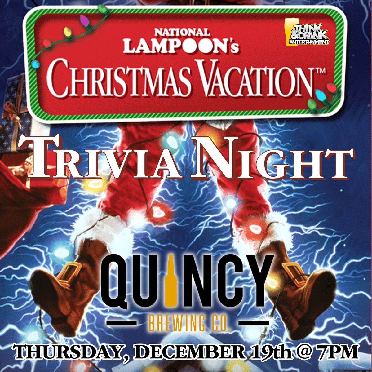 Christmas Vacation Trivia Night @ Quincy Brewing Company (Quincy, IL) \/ Thurs Dec 19th @ 7pm