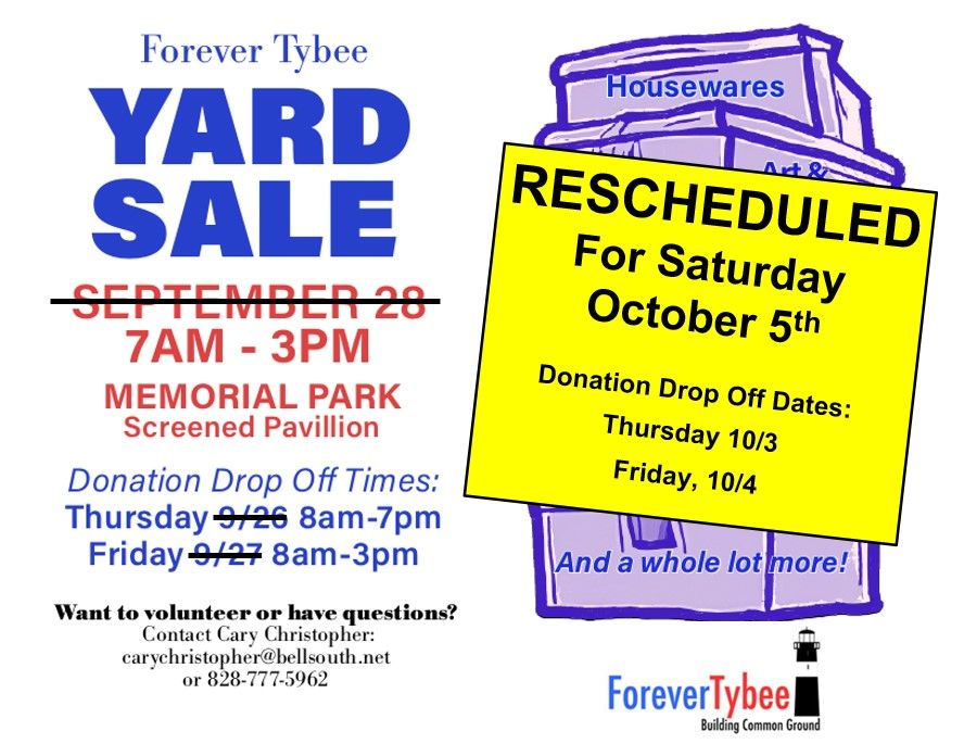 Forever Tybee Yard Sale