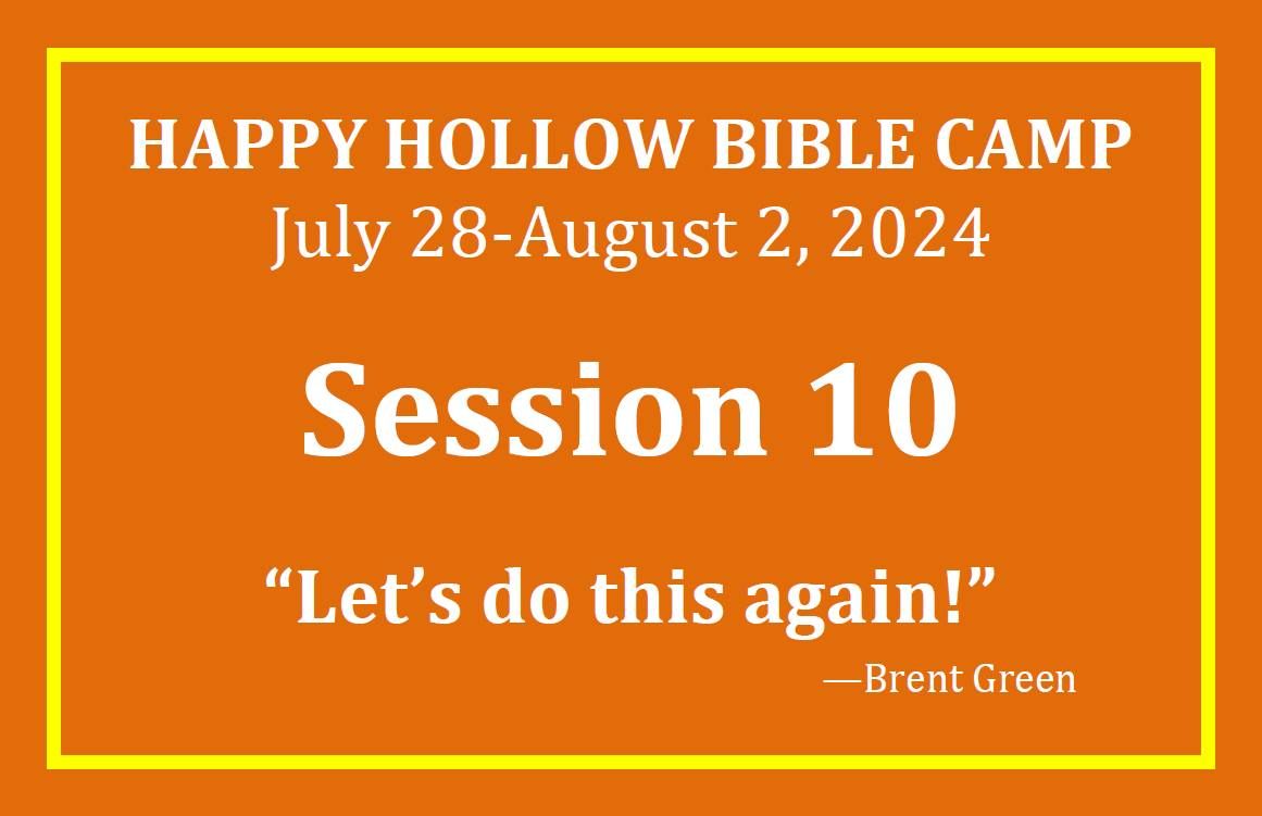 Happy Hollow Session 10 - 2024