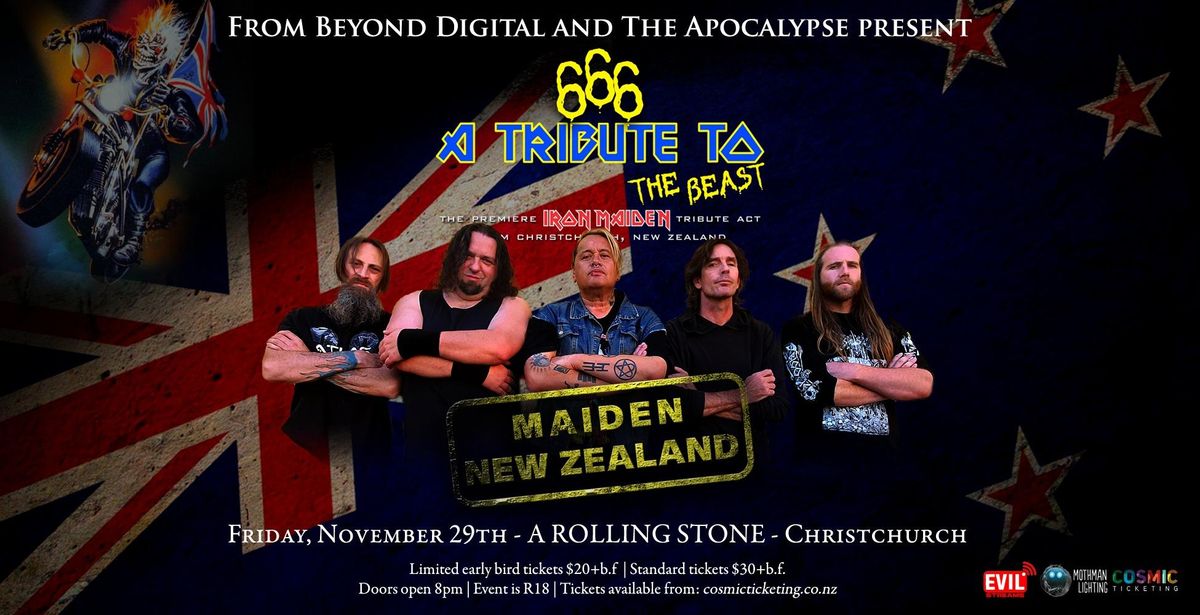 666: A Tribute To The Beast presents "MAIDEN NEW ZEALAND"