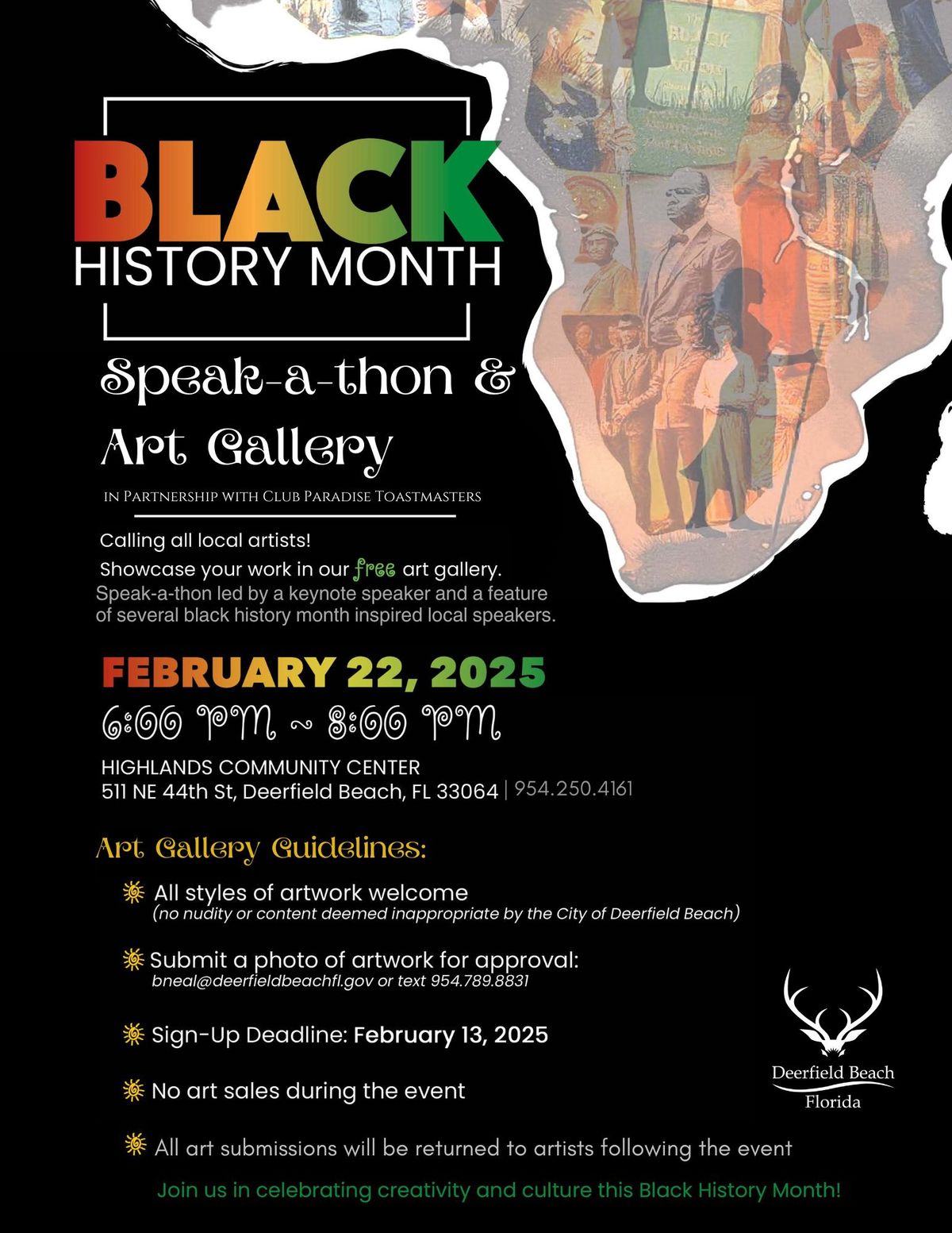 Black History Pop-Up Art Gallery