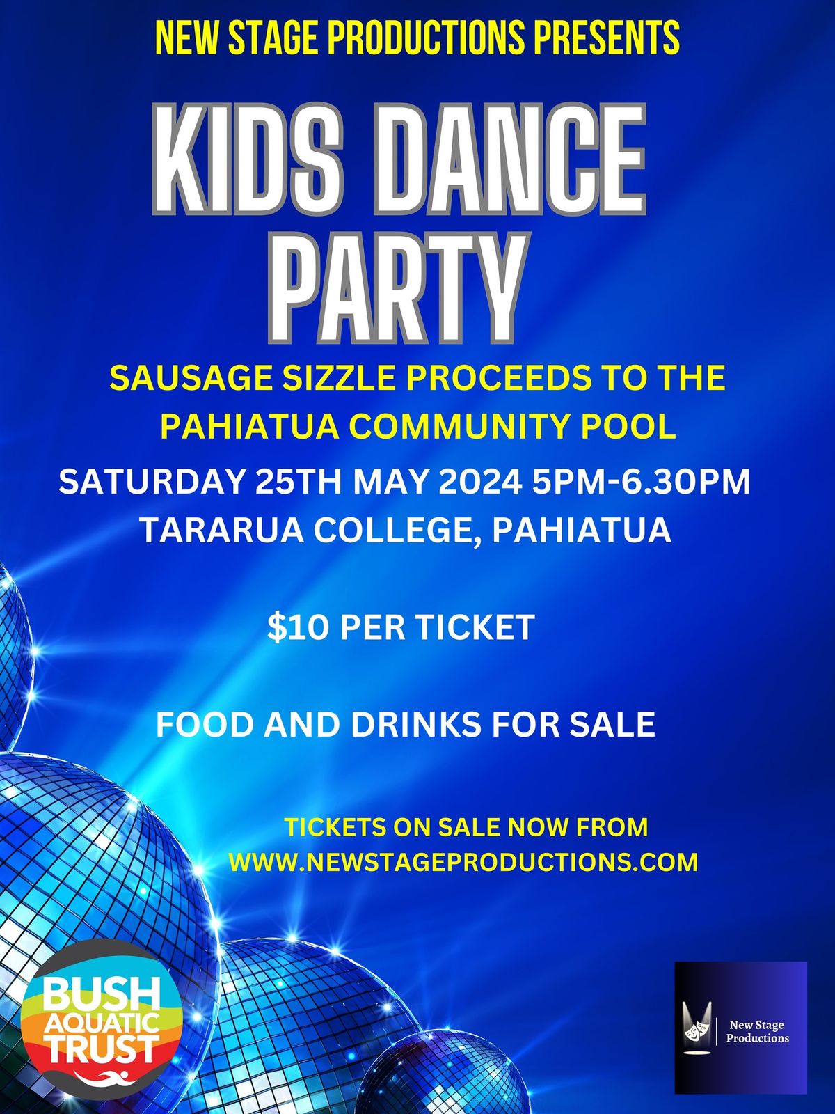 Kids Dance Party - Fundraising for the Pahiatua Community Pool