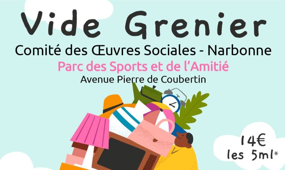 Vide grenier du COS Ville de Narbonne