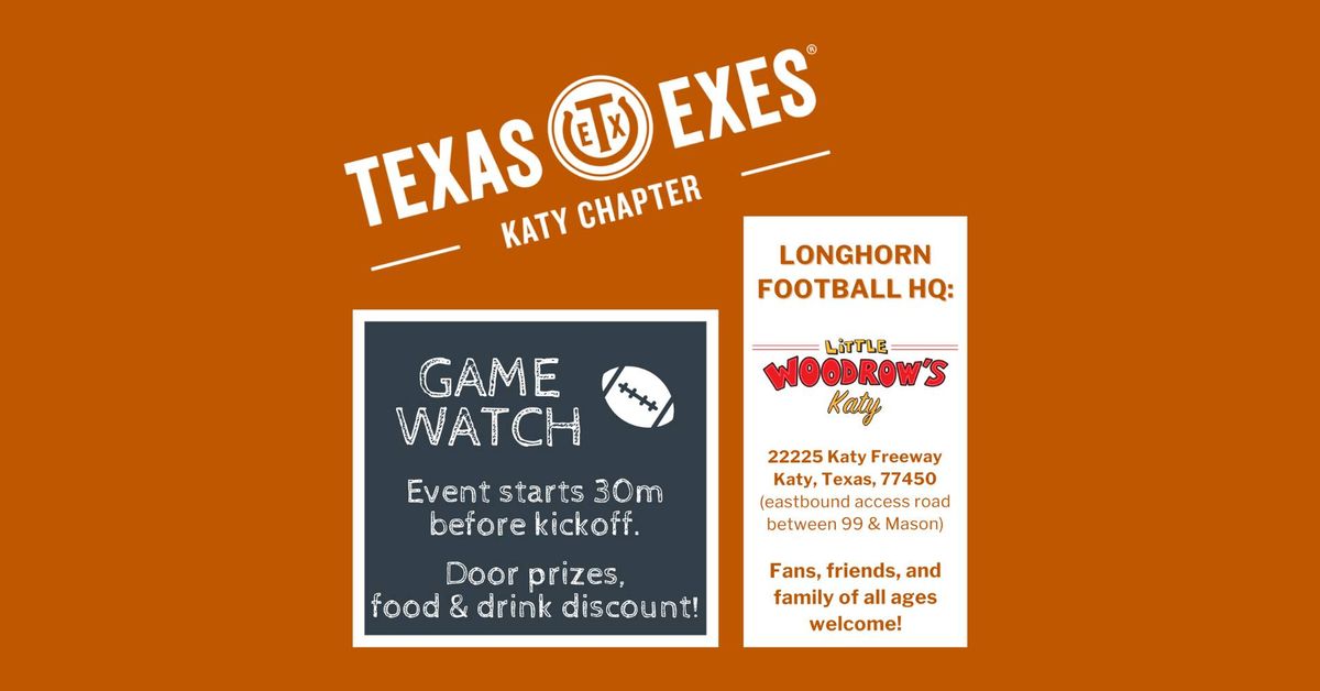 Texas at Arkansas - Football Game Watch Party