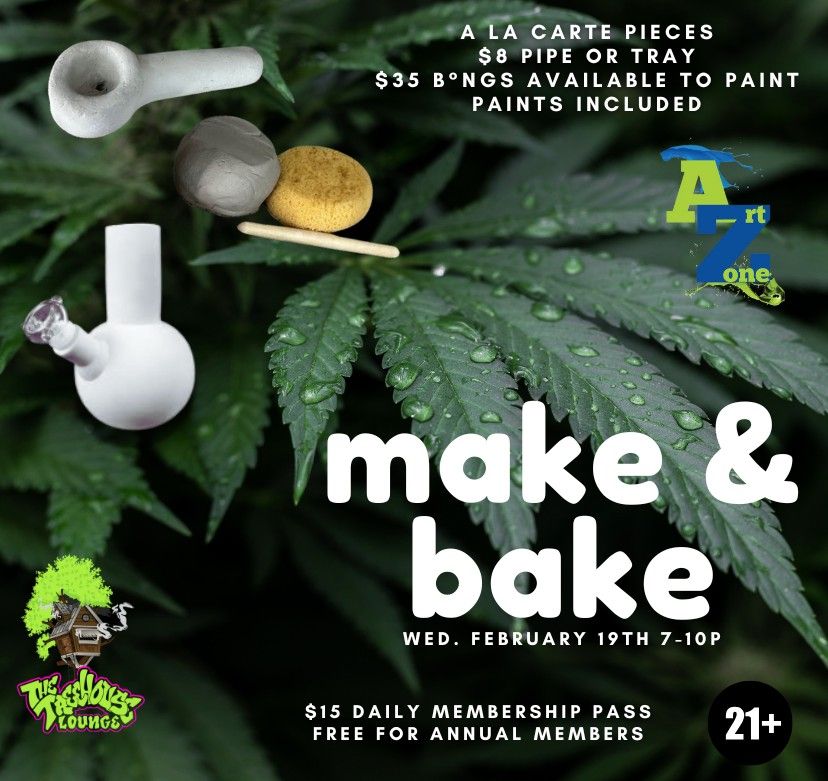 make & bake - pottery night