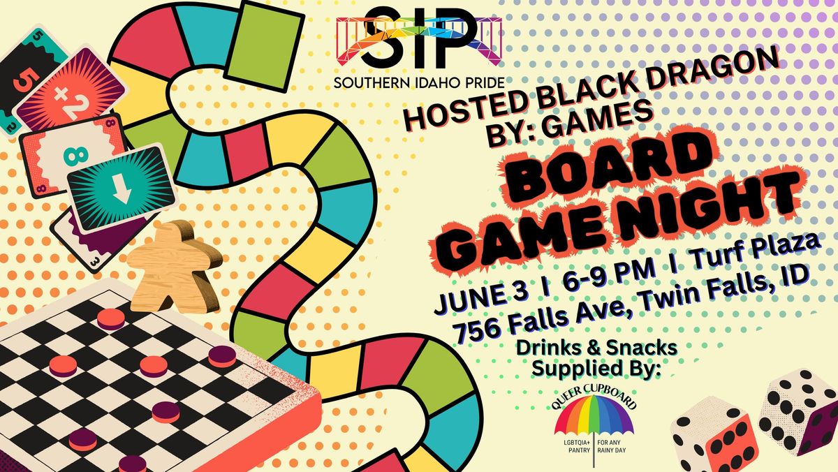 SIP Pride Week: Board Game Night