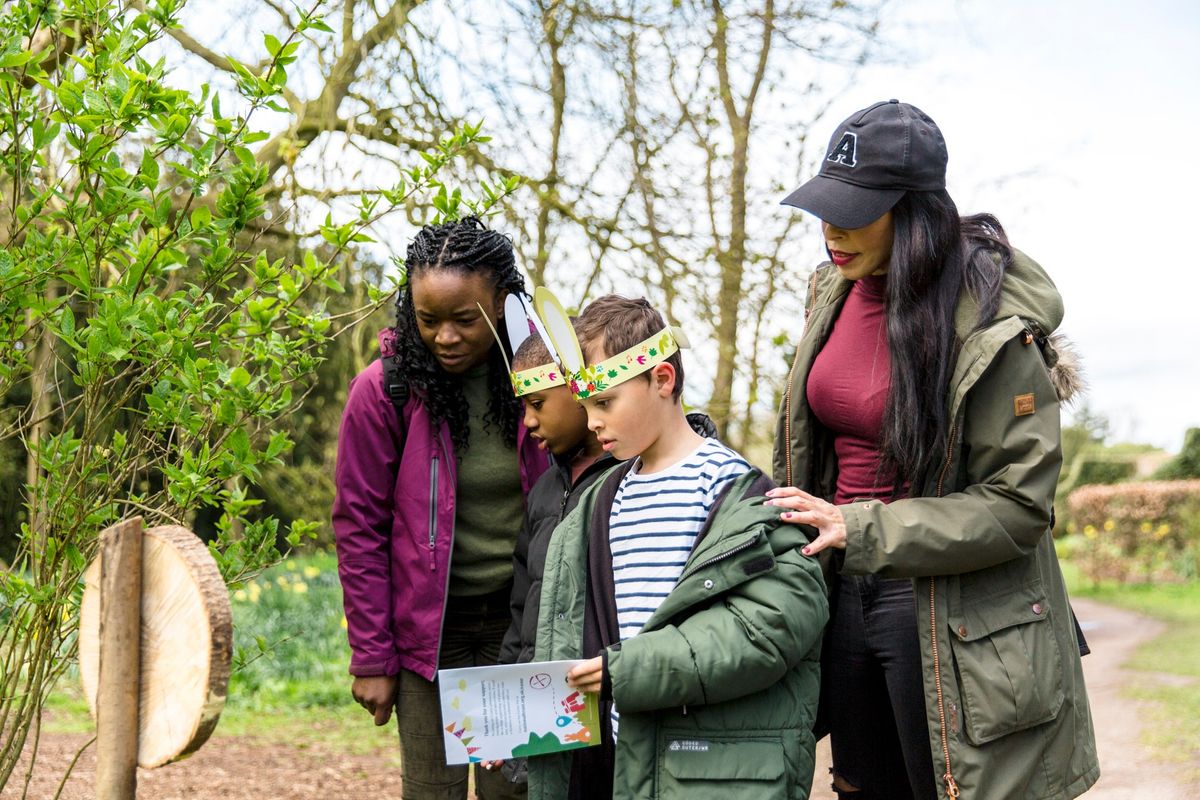 Easter egg hunt at Trelissick