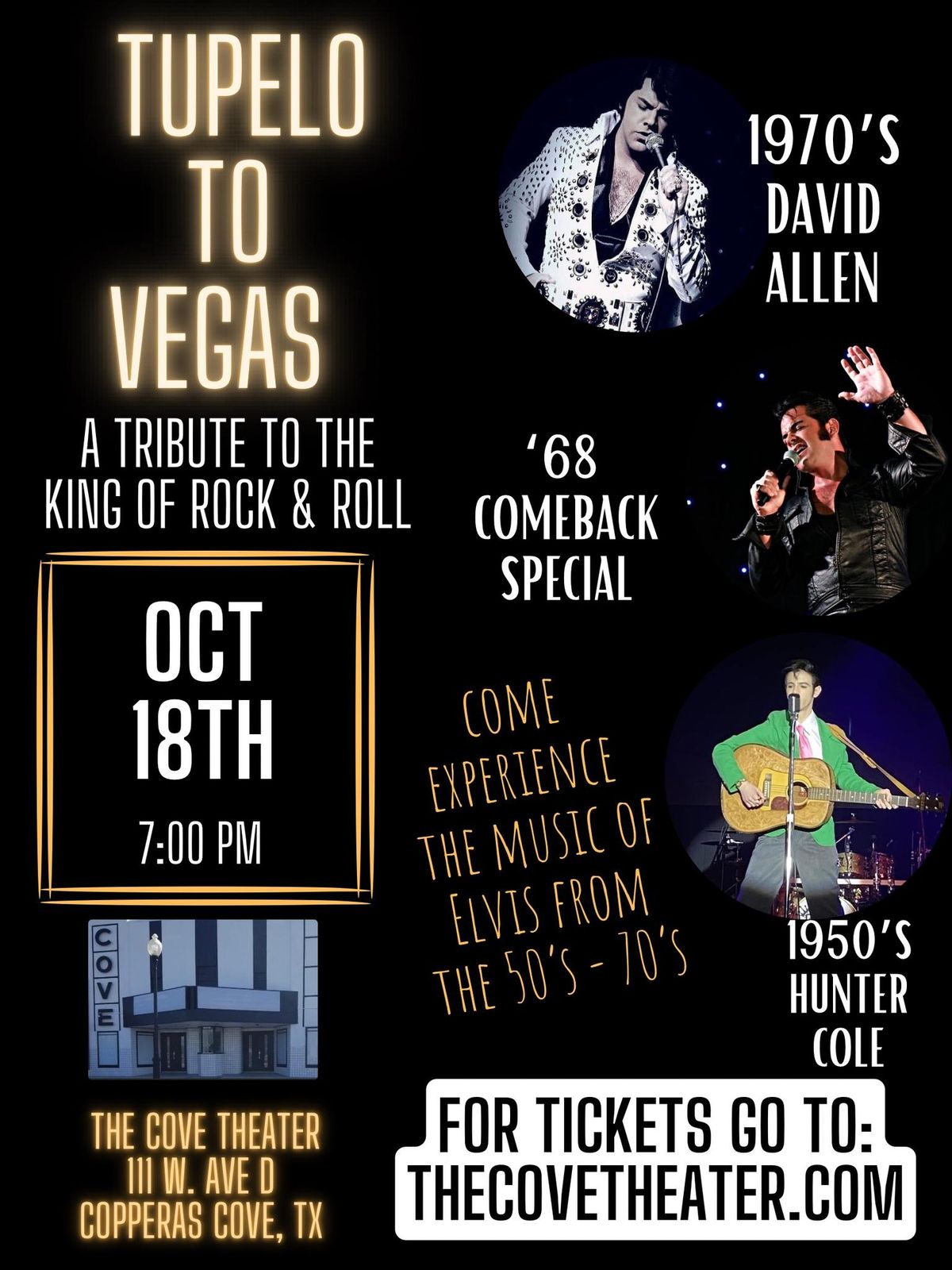 Tupelo to Vegas: A tribute to the King of Rock & Roll