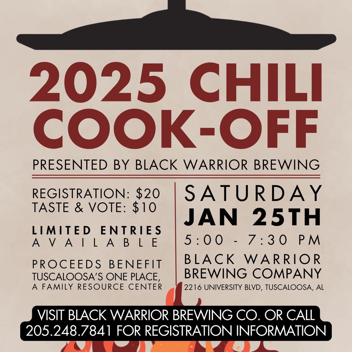 2025 Chili Cook-Off Supporting Tuscaloosa\u2019s One Place