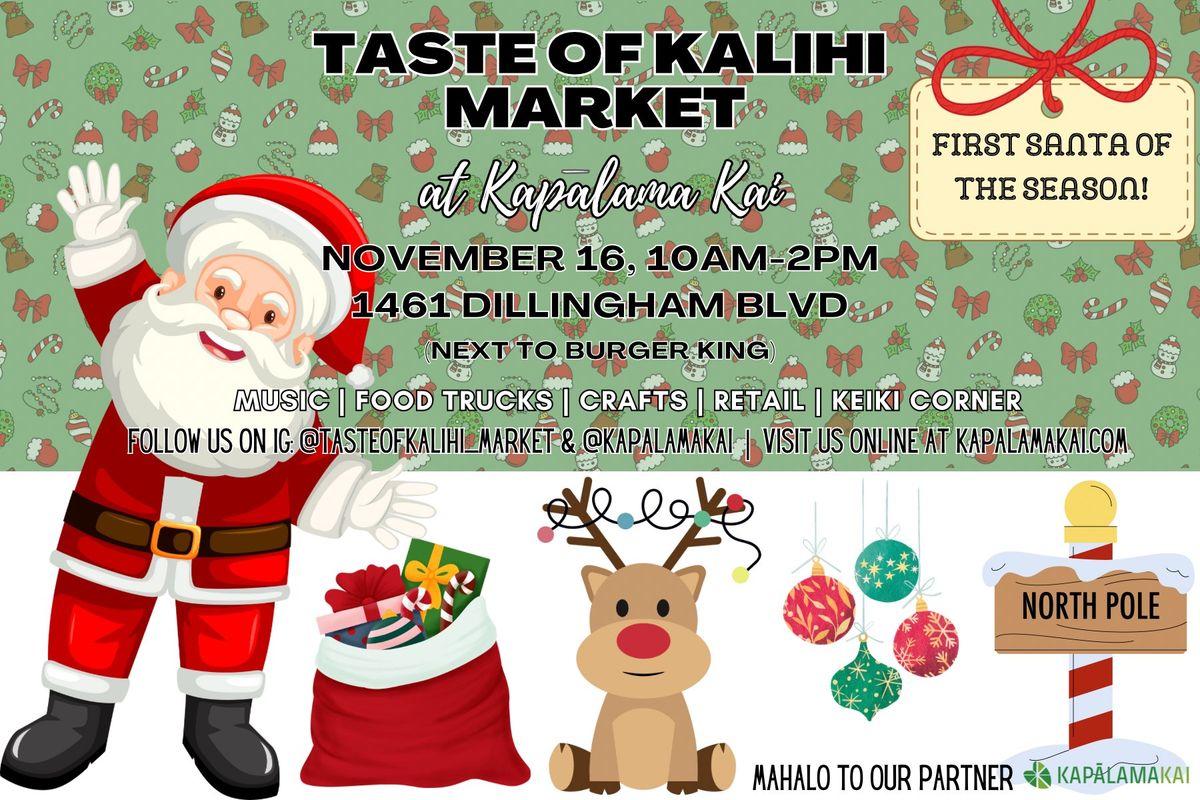 Taste of Kalihi Market 