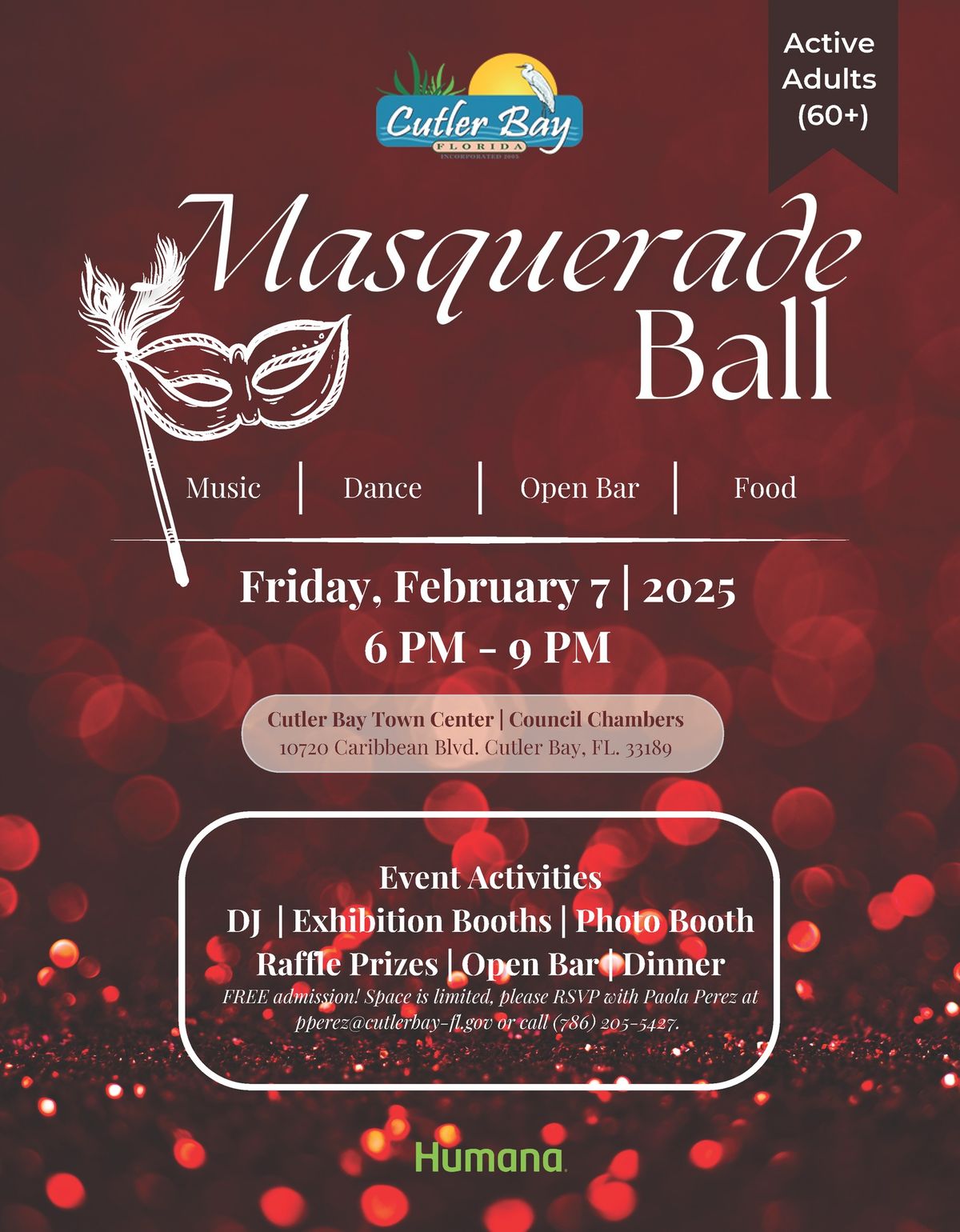 Active Adults Masquerade Ball