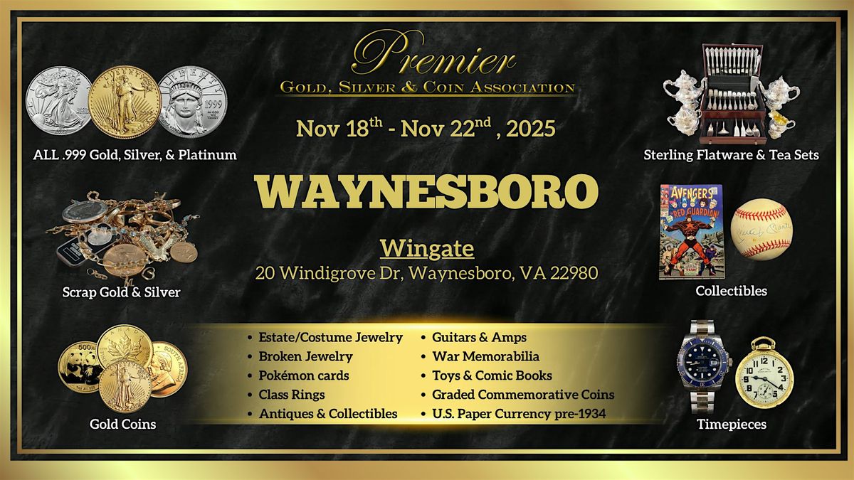Waynesboro, VA FREE 5- Day Event