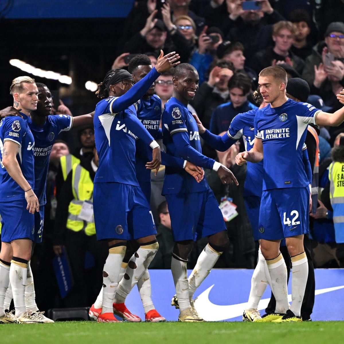 Chelsea FC vs Everton FC at Stamford Bridge