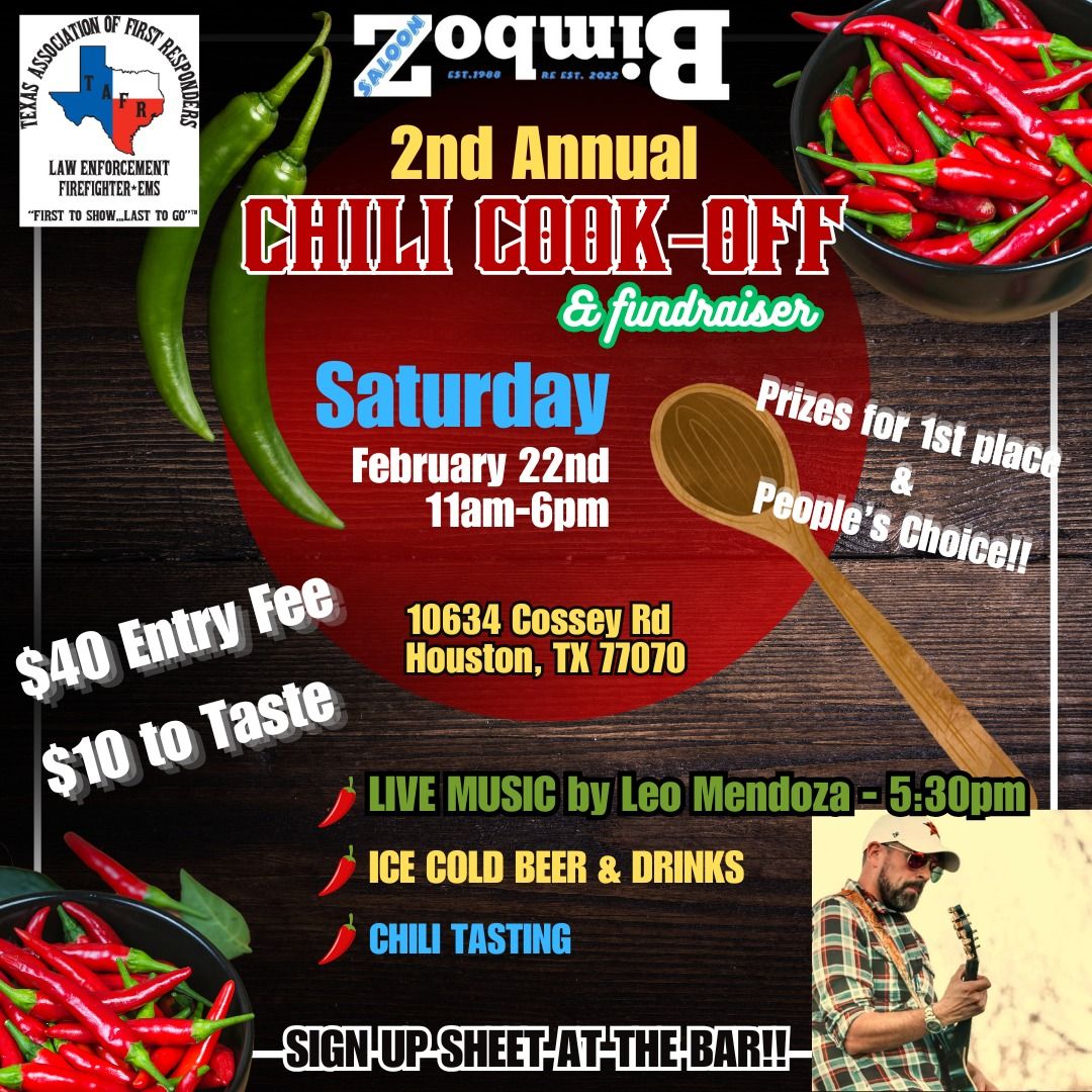 BimboZ 2nd Annual Chili Cookoff & Fundraiser