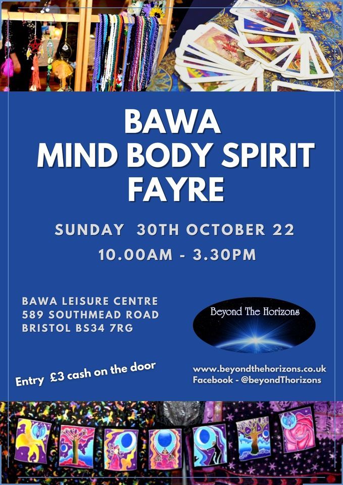 October Mind Body Spirit Fayre - BAWA Southmead