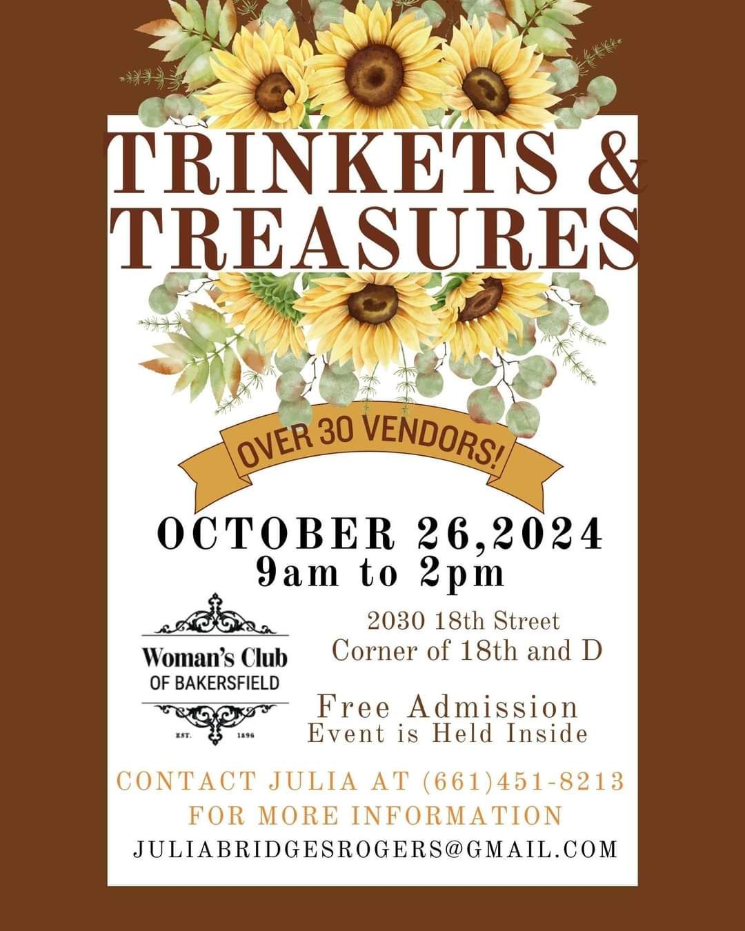 Annual Trinkets & Treasures Craft Fair