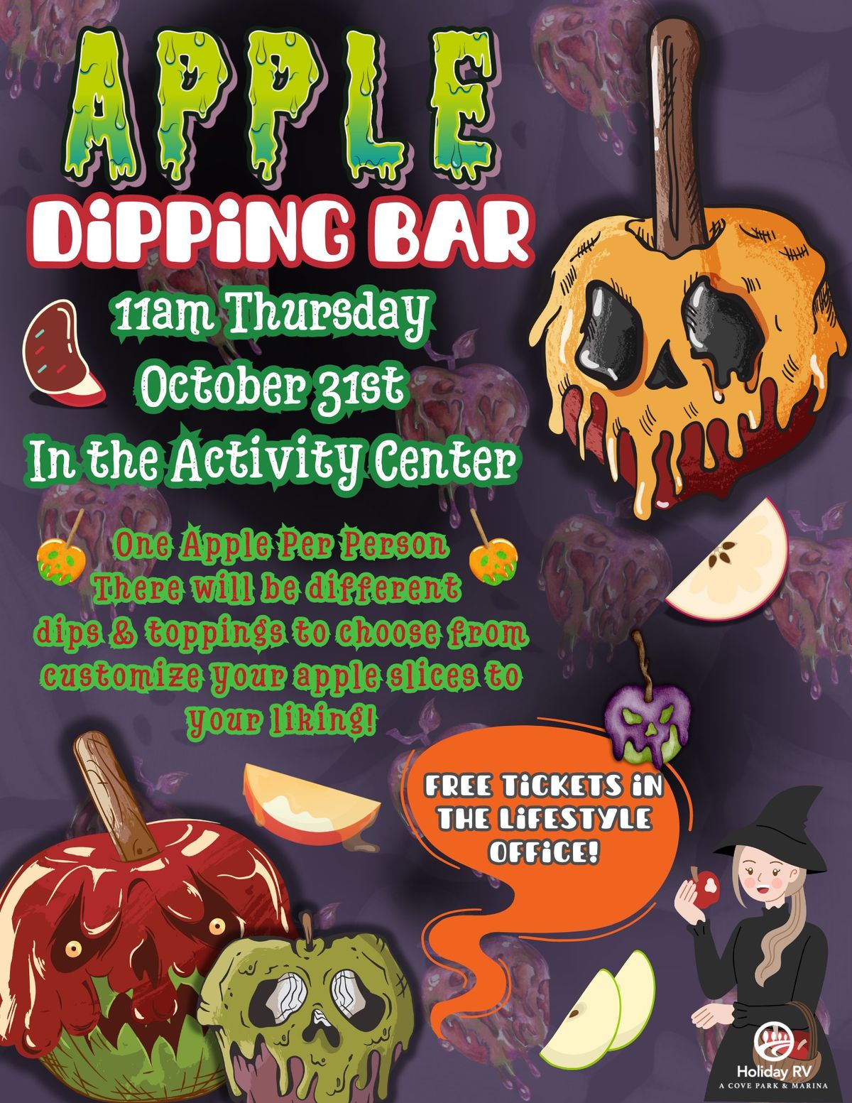 Apple Dipping Bar