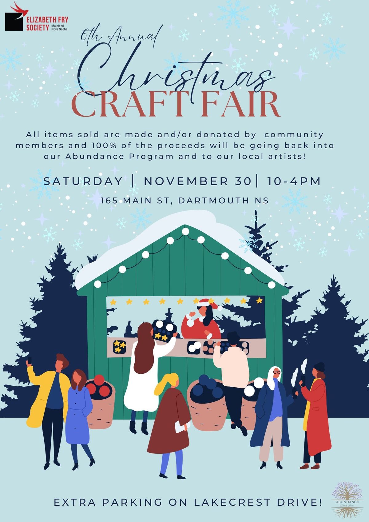 Elizabeth Fry Society\u2019s 6th Annual Christmas Craft Fair 