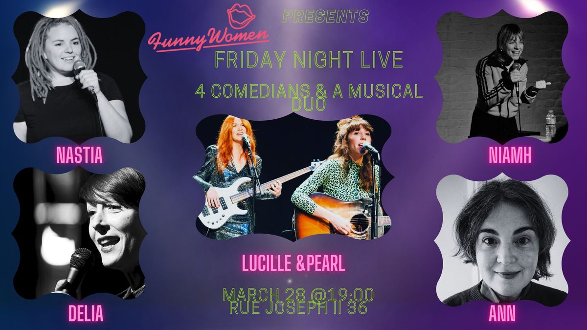 Funny Women Brussels presents Friday Night Live - March edition