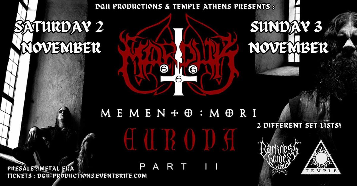 MARDUK LIVE IN ATHENS