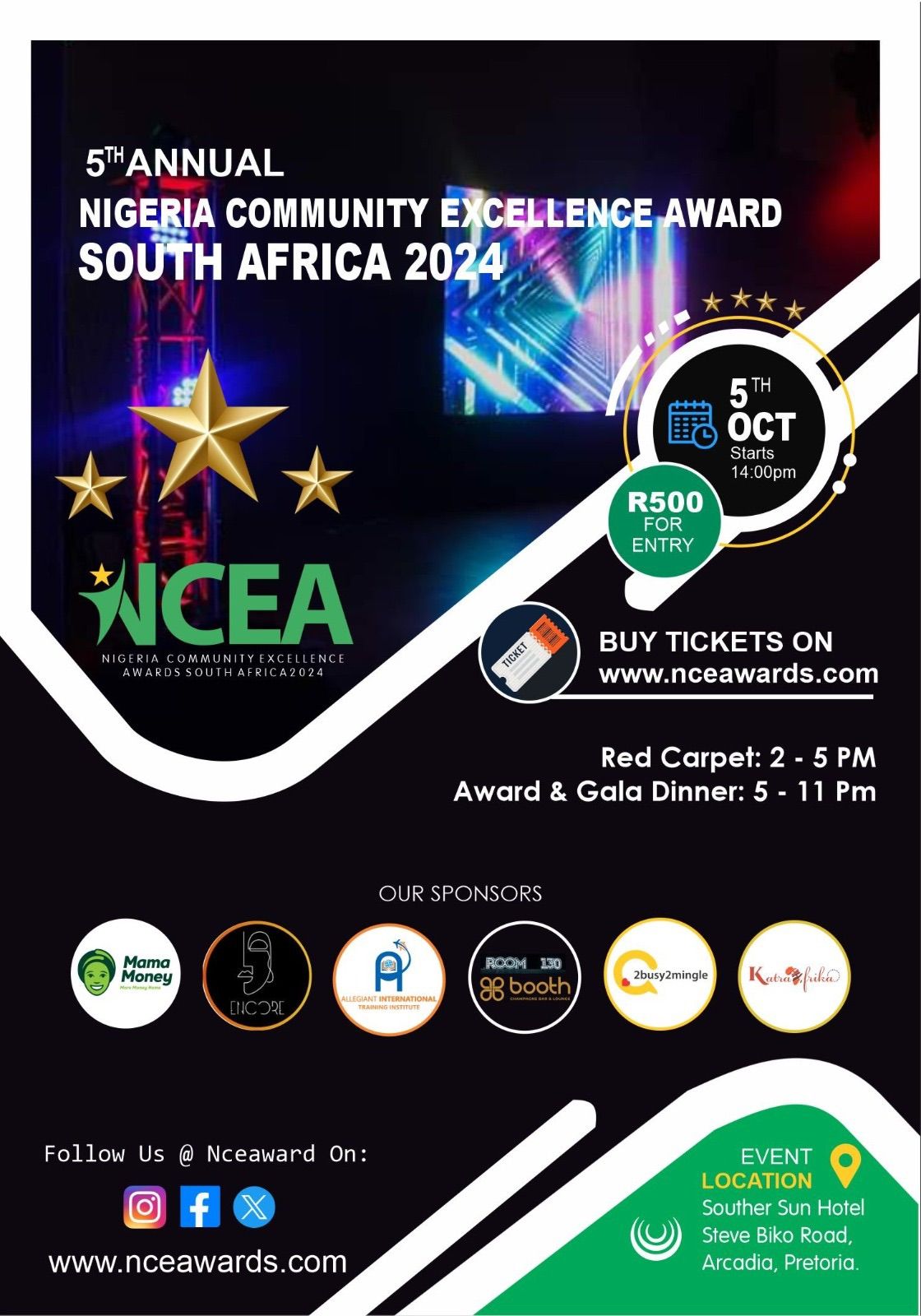 NIGERIAN COMMUNITY EXCELLENCE AWARD SOUTH AFRICA