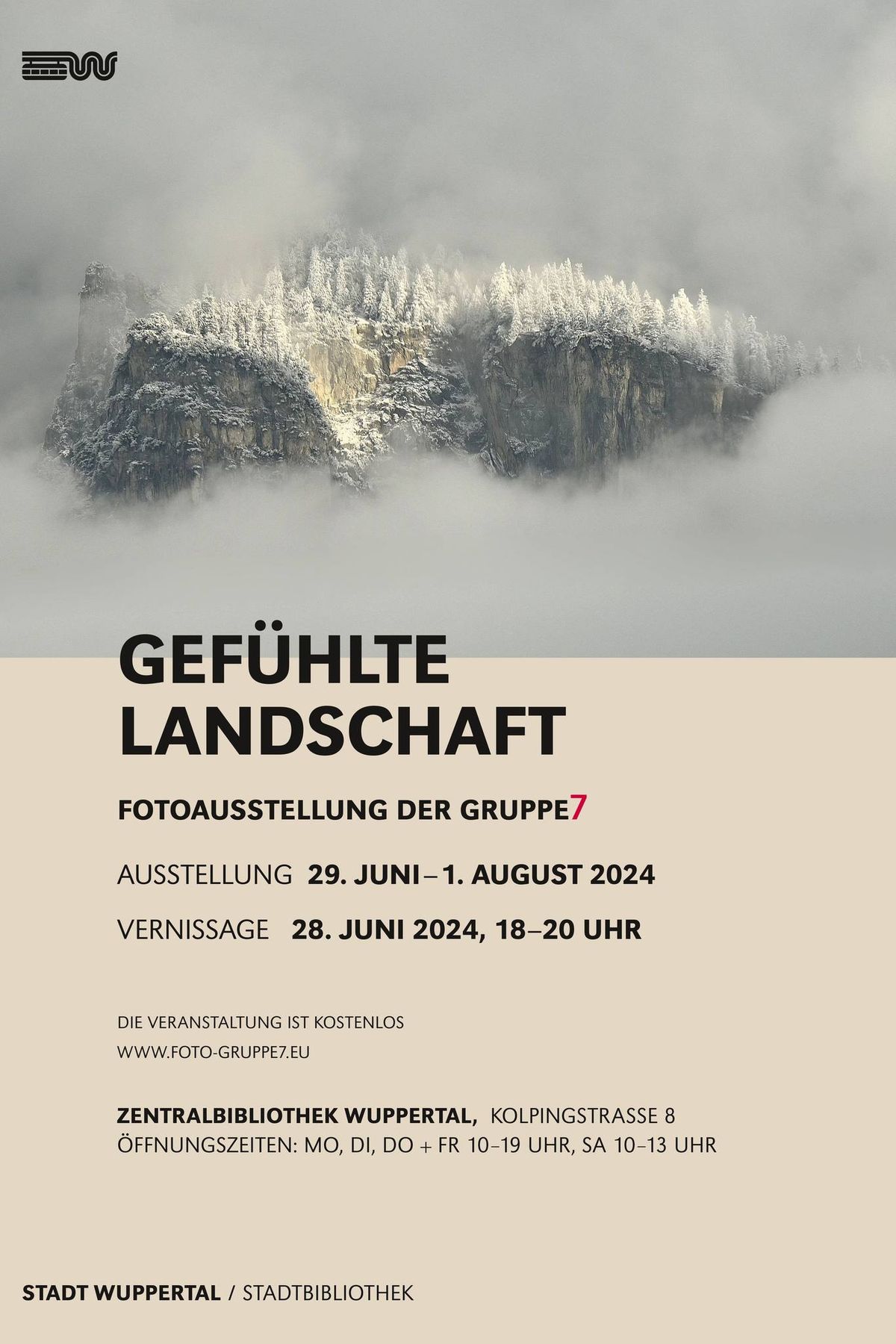 Foto-Ausstellung: Gef\u00fchlte Landschaft