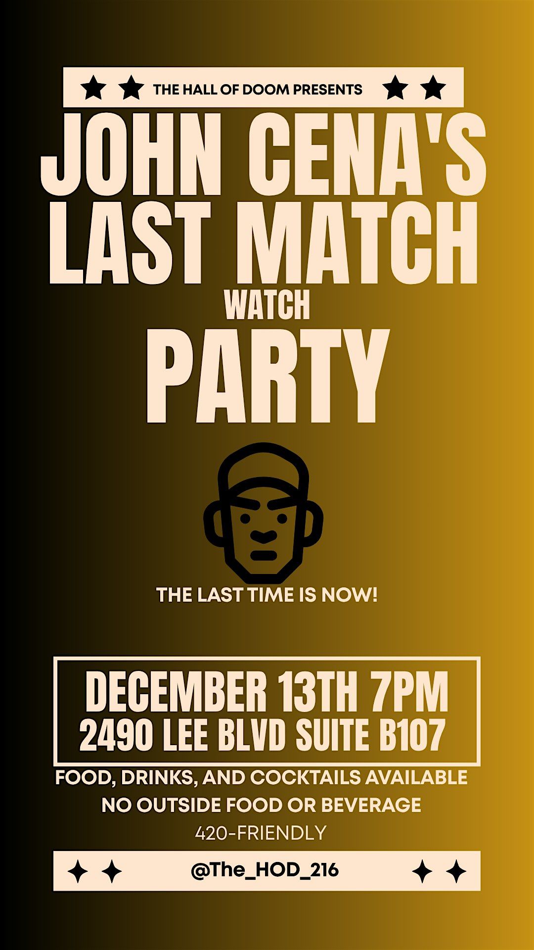 John Cena Last Match Watch Party